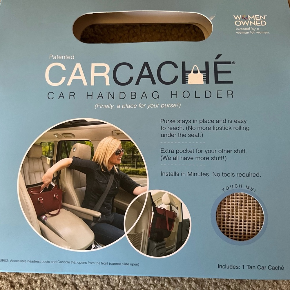 Car Cache Handbag Holder-New